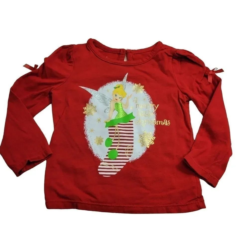 Tinkerbell Christmas shirt 12 months